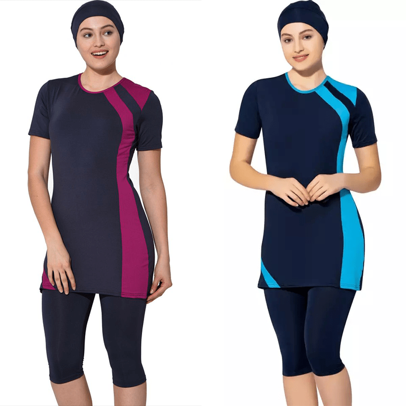 Burkini Femme Sport — color block
